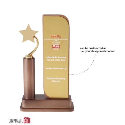 Buy Visionary Impact Trophy - 124 in bulk for Corporate Gifting | Corporate Gyft