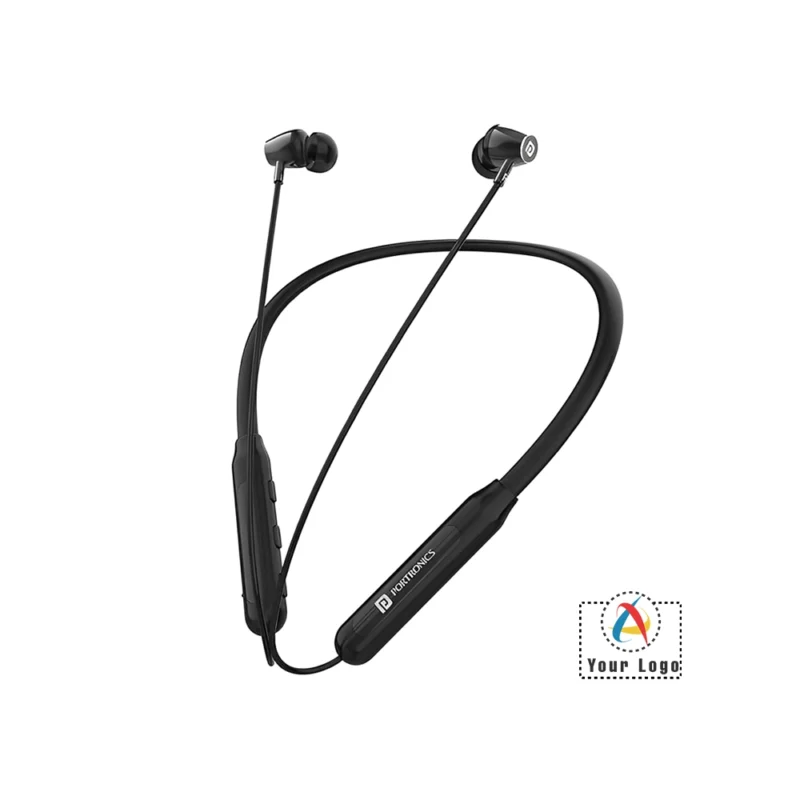 Buy Portronics Harmonics Z3 Bluetooth Neckband in bulk for Corporate Gifting | Corporate Gyft