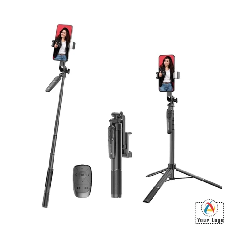 Buy Portronics Lumistick Pro Smart Selfie Stick in bulk for Corporate Gifting | Corporate Gyft