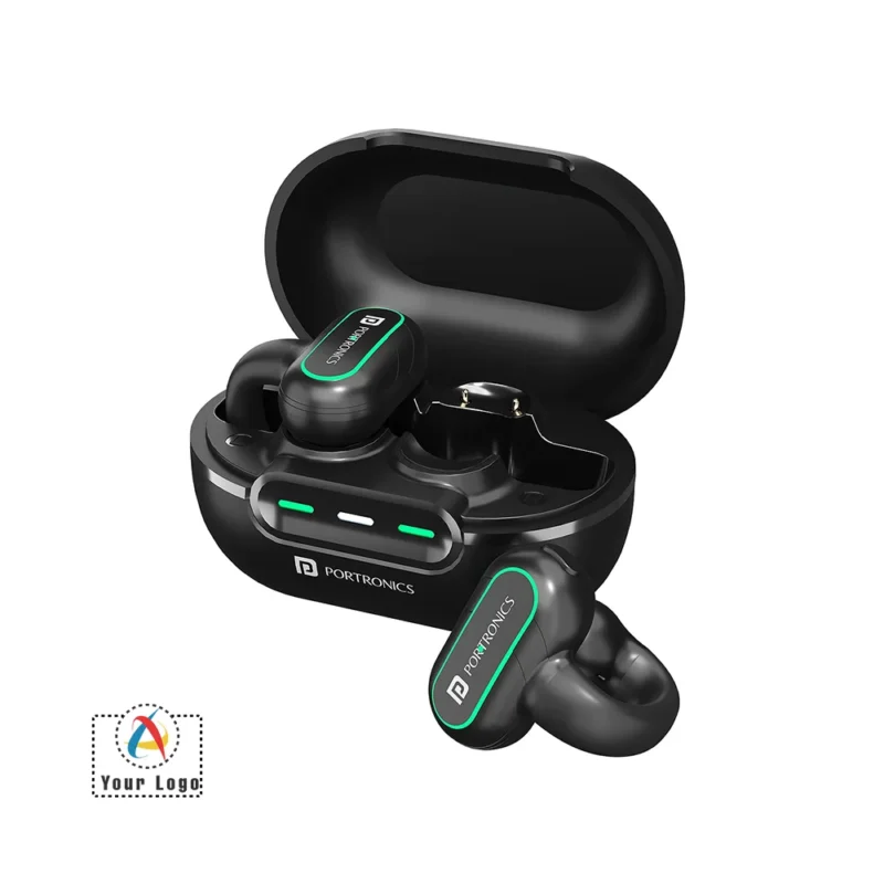 Buy Portronics Harmonics Twins S15 Wireless Earbuds in bulk for Corporate Gifting | Corporate Gyft