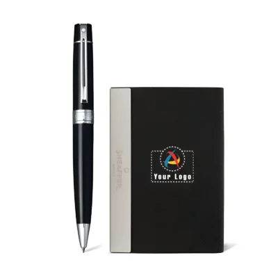 Buy Sheaffer 300 Pen and Business Card Holder Gift Set in bulk for Corporate Gifting | Corporate Gyft