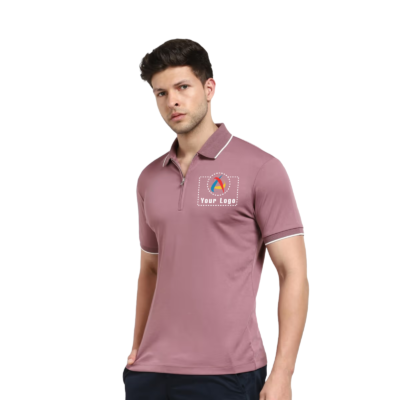 Buy Selected Homme Pink Polo T-Shirt in bulk for Corporate Gifting | Corporate Gyft