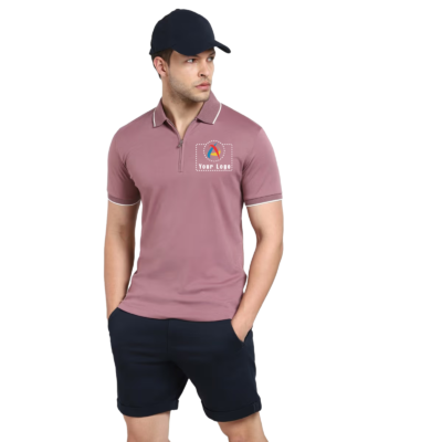 Buy Selected Homme Pink Polo T-Shirt in bulk for Corporate Gifting | Corporate Gyft