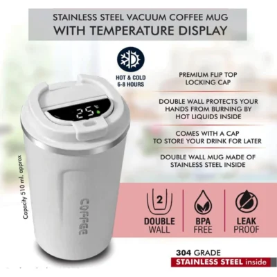 Buy Cafe Mate Pro Vacuum Coffee Mug in bulk for Corporate Gifting | Corporate Gyft