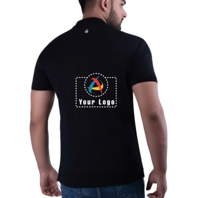 Buy UCB Supima Black Cotton Polo T-Shirt in bulk for Corporate Gifting | Corporate Gyft