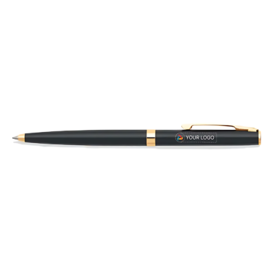 Buy Sheaffer Sagaris Black Gold Ballpoint Pen in bulk for Corporate Gifting | Corporate Gyft