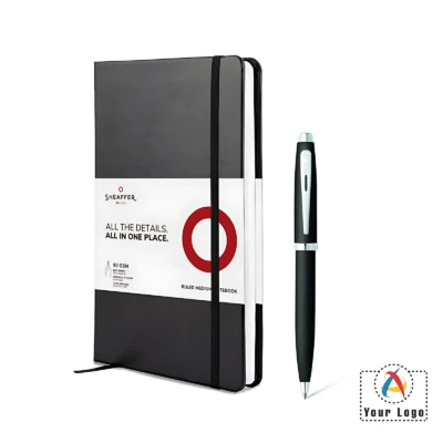 Buy Sheaffer Pen and Medium Notebook Gift Set in bulk for Corporate Gifting | Corporate Gyft