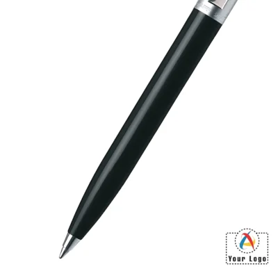 Buy Sheaffer Sentinel Black Chrome Ballpoint Pen in bulk for Corporate Gifting | Corporate Gyft