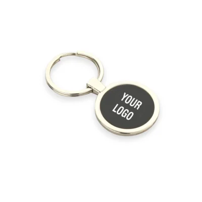 Buy Round Metal Keychain with Double Side Branding in bulk for Corporate Gifting | Corporate Gyft