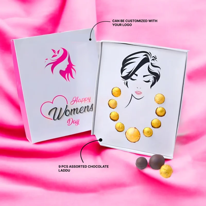 Buy Women's Day Necklace Chocolate Box in bulk for Corporate Gifting | Corporate Gyft