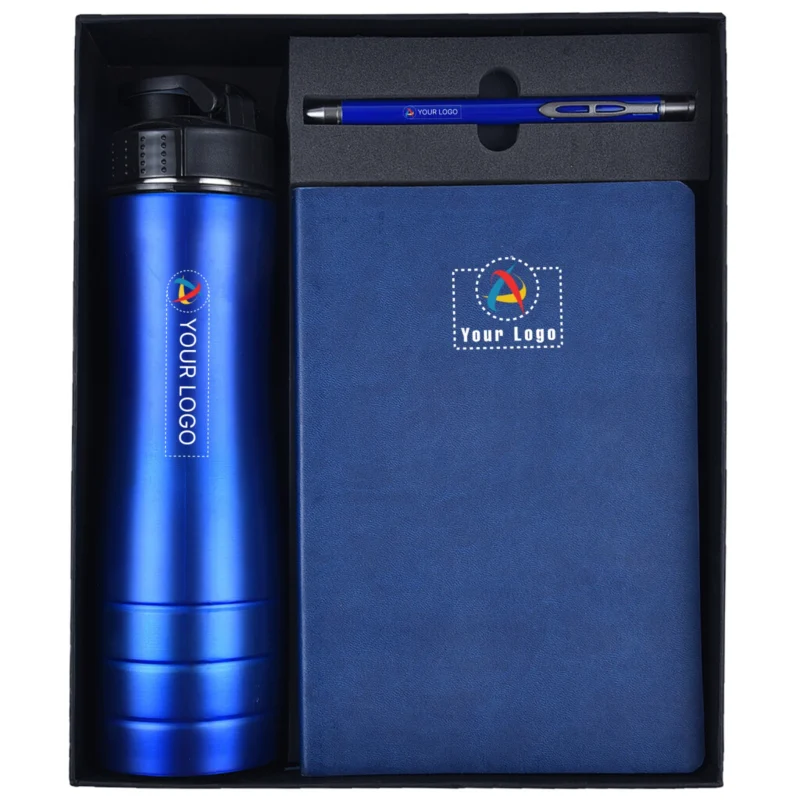 Buy Basic Blue Gift Set in bulk for Corporate Gifting | Corporate Gyft