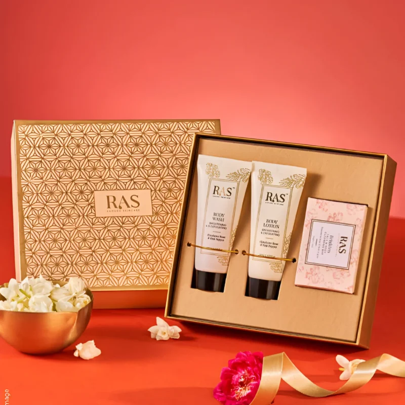 Buy RAS Bath Essentials Gift Set in bulk for Corporate Gifting | Corporate Gyft