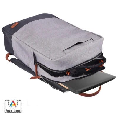 Buy Deux Classic Blue Laptop Backpack in bulk for Corporate Gifting | Corporate Gyft