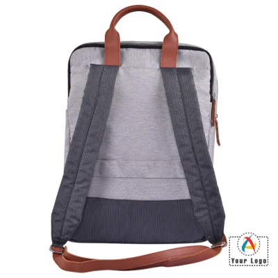 Buy Deux Classic Blue Laptop Backpack in bulk for Corporate Gifting | Corporate Gyft