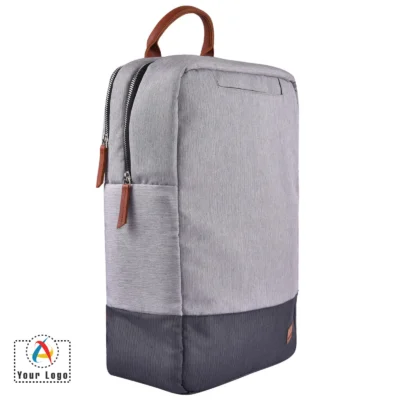 Buy Deux Classic Blue Laptop Backpack in bulk for Corporate Gifting | Corporate Gyft