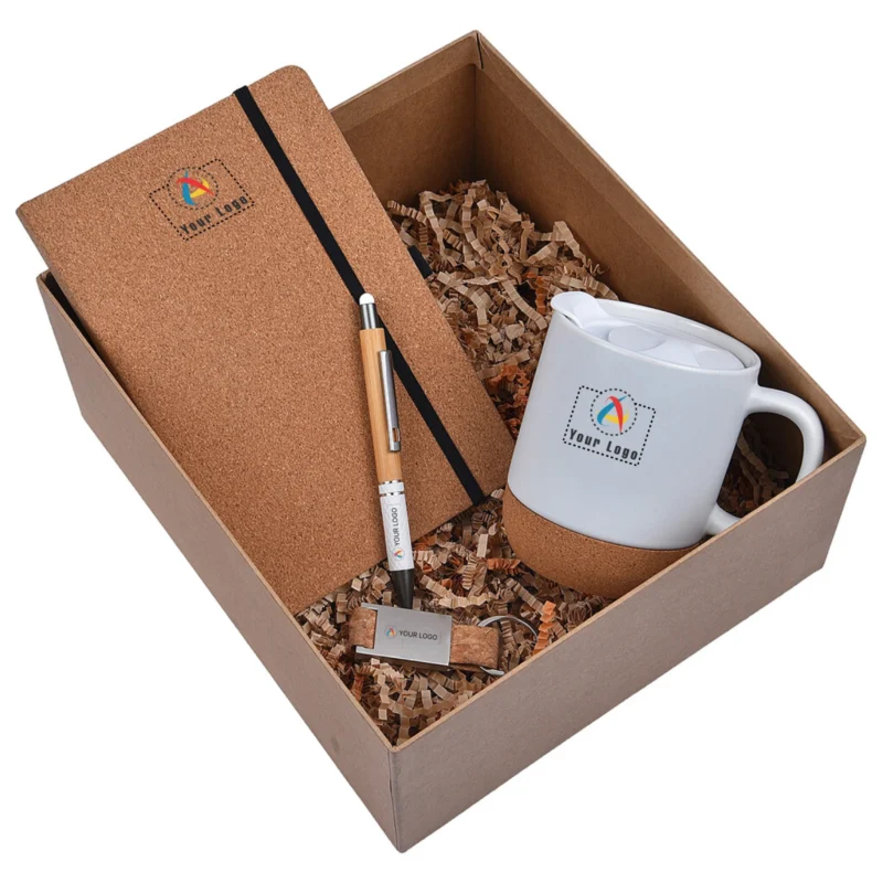Buy White Corky Mug Hamper in bulk for Corporate Gifting | Corporate Gyft
