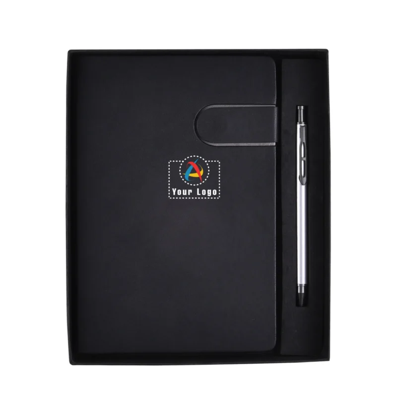 Buy Flip White Traveller Notebook and Pen Gift Set in bulk for Corporate Gifting | Corporate Gyft