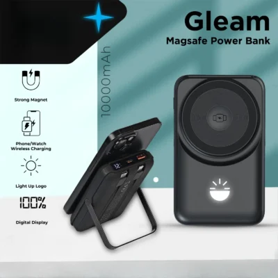 Buy Gleam MagSafe Fast Charging Powerbank in bulk for Corporate Gifting | Corporate Gyft