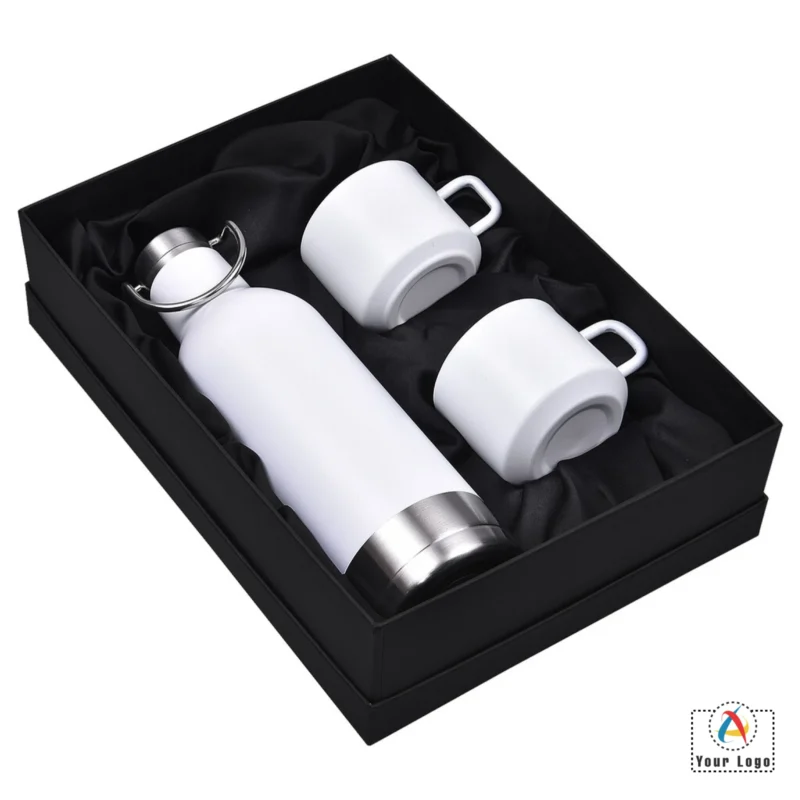 Buy Camper White Drinkware Gift Set in bulk for Corporate Gifting | Corporate Gyft