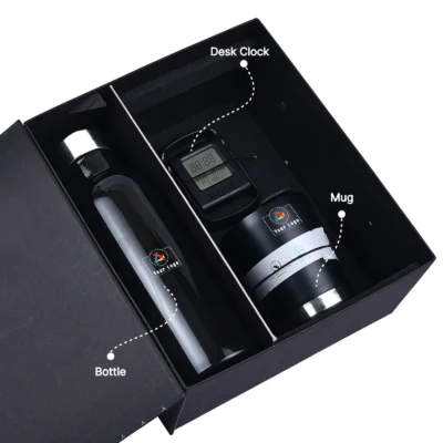 Buy Zeta Black Magnetic Gift Set in bulk for Corporate Gifting | Corporate Gyft