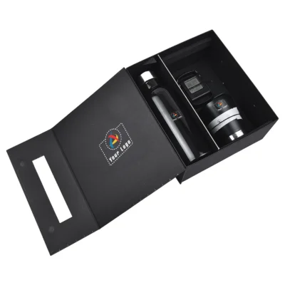 Buy Zeta Black Magnetic Gift Set in bulk for Corporate Gifting | Corporate Gyft