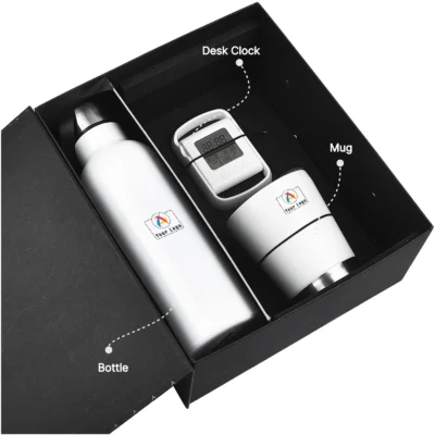 Buy Zeta White Magnetic Gift Set in bulk for Corporate Gifting | Corporate Gyft