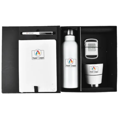 Buy Zeta White Magnetic Gift Set in bulk for Corporate Gifting | Corporate Gyft