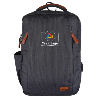 Buy Nexus Lifestyle Grey Laptop Backpack in bulk for Corporate Gifting | Corporate Gyft