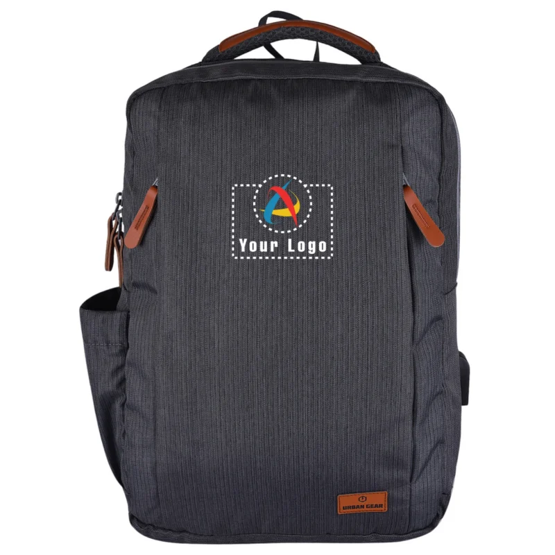 Buy Nexus Lifestyle Grey Laptop Backpack in bulk for Corporate Gifting | Corporate Gyft