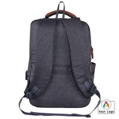 Buy Nexus Lifestyle Grey Laptop Backpack in bulk for Corporate Gifting | Corporate Gyft