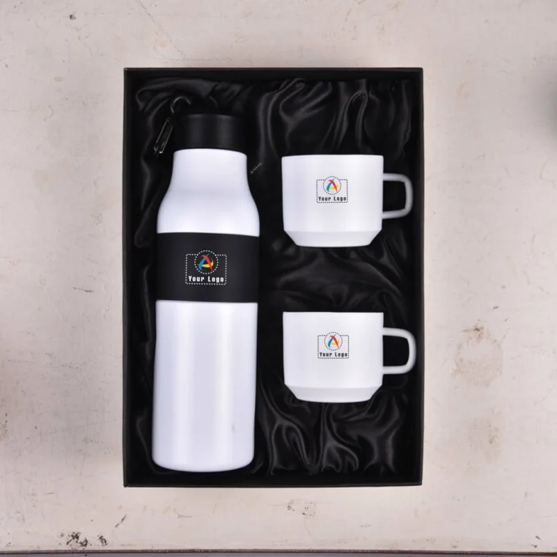 Buy White Orion Drinkware Set in bulk for Corporate Gifting | Corporate Gyft