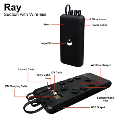 Buy Ray Wireless Fast Charger in bulk for Corporate Gifting | Corporate Gyft