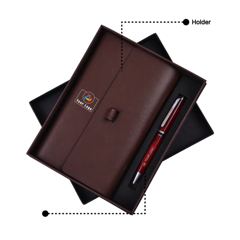 Buy Regal Brown Gift Set in bulk for Corporate Gifting | Corporate Gyft