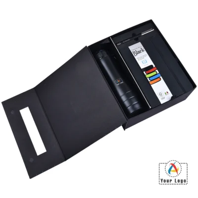 Buy Black Magnetic Corporate Gift Set in bulk for Corporate Gifting | Corporate Gyft