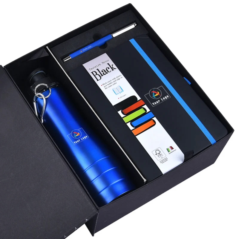 Buy Blue Magnetic Corporate Gift Set in bulk for Corporate Gifting | Corporate Gyft