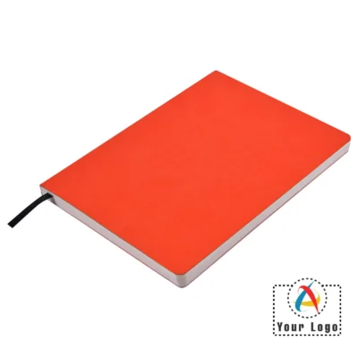 Buy Softy Orange Notebook in bulk for Corporate Gifting | Corporate Gyft