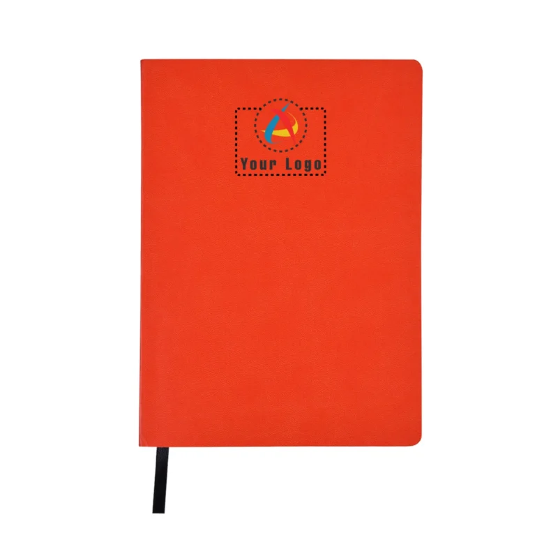Buy Softy Orange Notebook in bulk for Corporate Gifting | Corporate Gyft