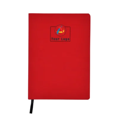 Buy Softy Red Notebook in bulk for Corporate Gifting | Corporate Gyft