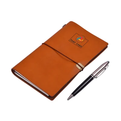 Buy Traveller Brown Gift Set in bulk for Corporate Gifting | Corporate Gyft