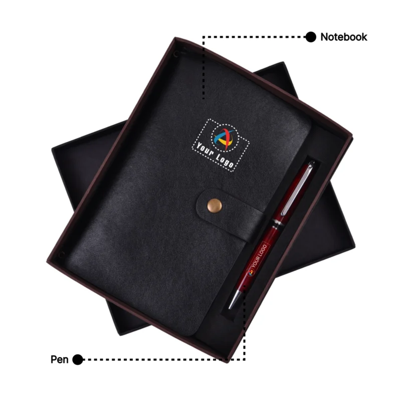 Buy Traveller 2-In-1 Black Gift Set in bulk for Corporate Gifting | Corporate Gyft
