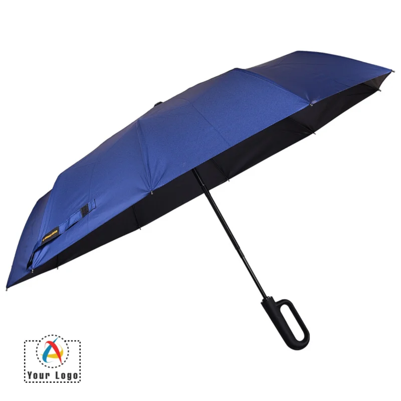 Buy Klipp Automatic Umbrella with Carabiner Handle in bulk for Corporate Gifting | Corporate Gyft