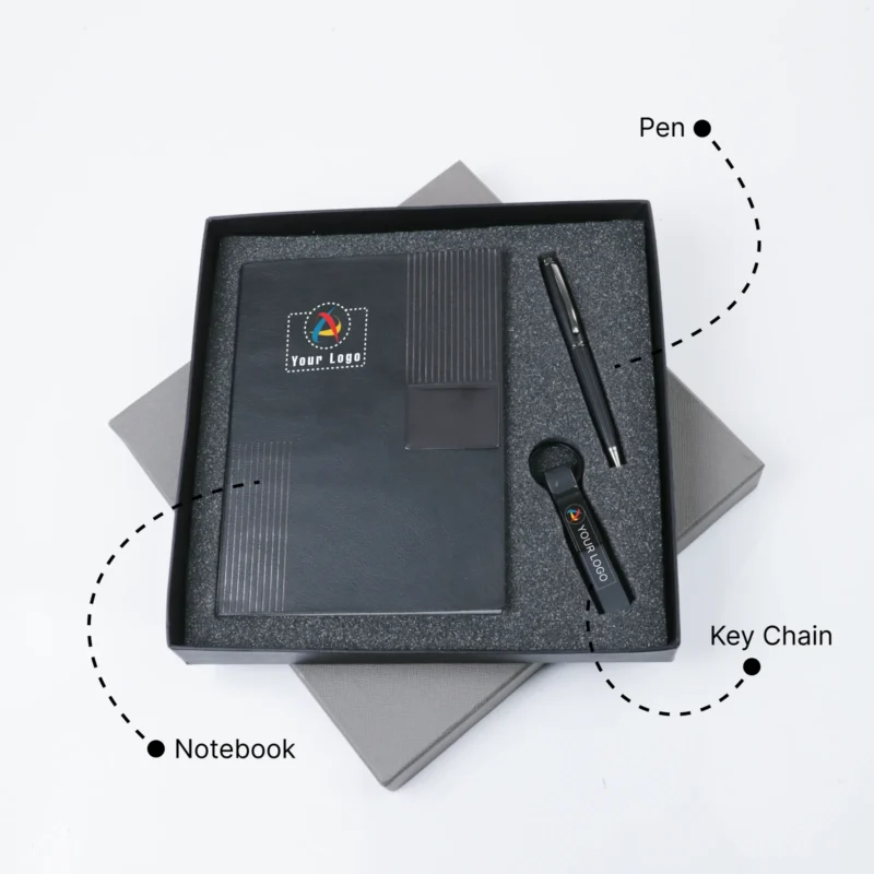 Buy Elite Trio Set - Black in bulk for Corporate Gifting | Corporate Gyft