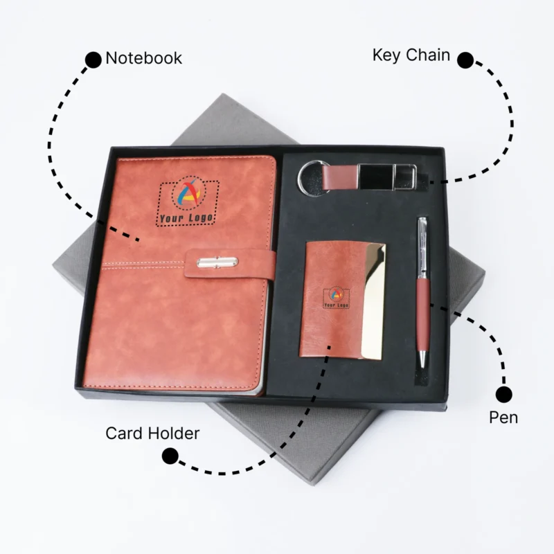 Buy Brown Executive Gift Set in bulk for Corporate Gifting | Corporate Gyft
