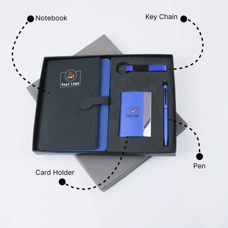 Buy Blue Prestige Gift Set in bulk for Corporate Gifting | Corporate Gyft