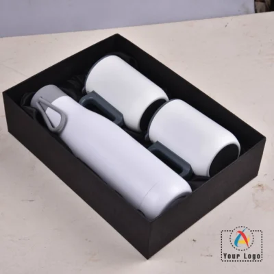 Buy Zen White Drinkware Set in bulk for Corporate Gifting | Corporate Gyft