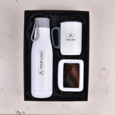 Buy Zen White Gift Set in bulk for Corporate Gifting | Corporate Gyft