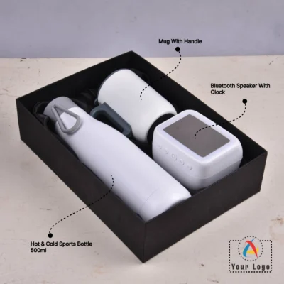 Buy Zen White Gift Set in bulk for Corporate Gifting | Corporate Gyft