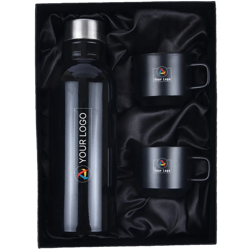 Buy Zeta Drinkware Black Kit Set in bulk for Corporate Gifting | Corporate Gyft