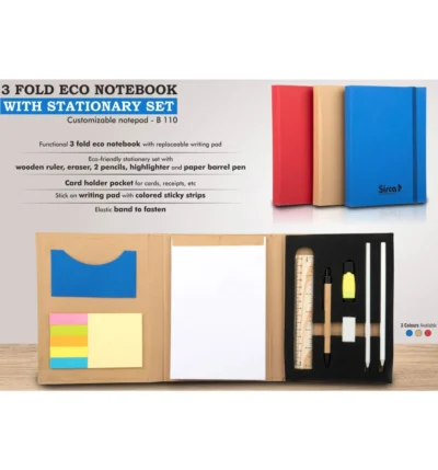 Buy EcoFold Notebook Set in bulk for Corporate Gifting | Corporate Gyft