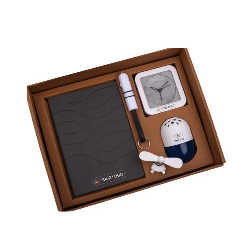 Buy 5-in-1 Essentials Office Gift Set in bulk for Corporate Gifting | Corporate Gyft